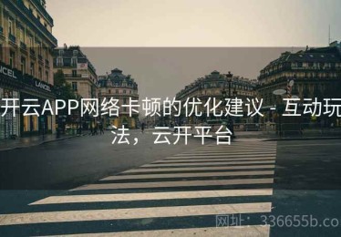 开云APP网络卡顿的优化建议 - 互动玩法，云开平台