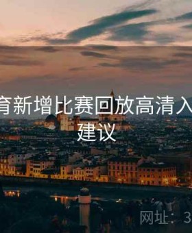 开云体育新增比赛回放高清入口-使用建议