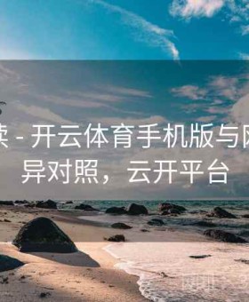 数据解读 - 开云体育手机版与网页版差异对照，云开平台