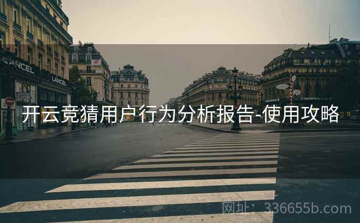 开云竞猜用户行为分析报告-使用攻略