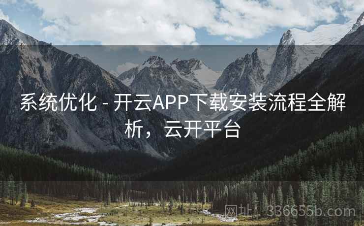 系统优化 - 开云APP下载安装流程全解析，云开平台