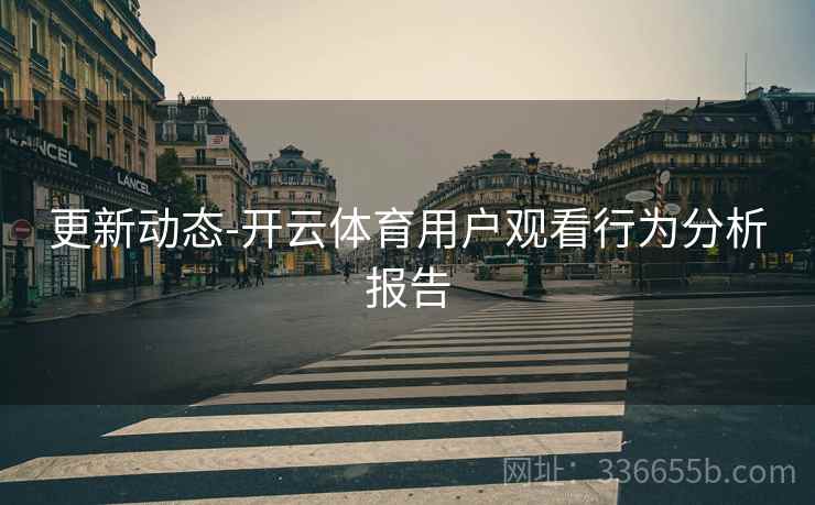 更新动态-开云体育用户观看行为分析报告